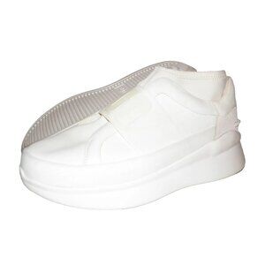 Women's 8.5 UGG Neutra Platform Sneakers 2" Winter White Neoprene Ankle Mid Top